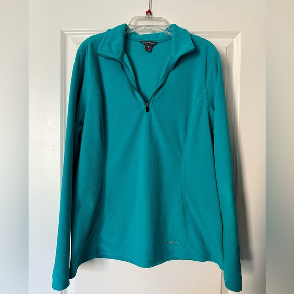 Eddie Bauer Sweaters - Blue Eddie Bauer Fleece Sweater